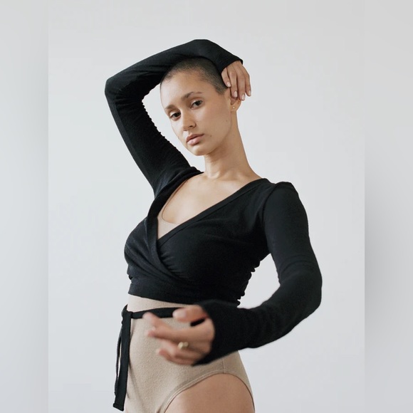 OZMA Tops - OZMA of California Dance Wrap Top